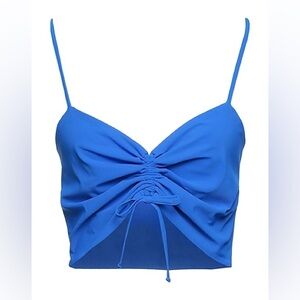 PINKO Crop Top in Navy Blue Size EU 42/ US Small